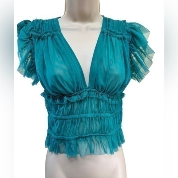 FREE PEOPLE Making Me Smile Womens Top - Picture 1 of 11